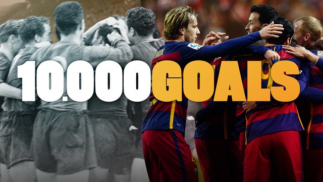 Месси забил 10 000-й мяч «Барселоны» в официальных матчах