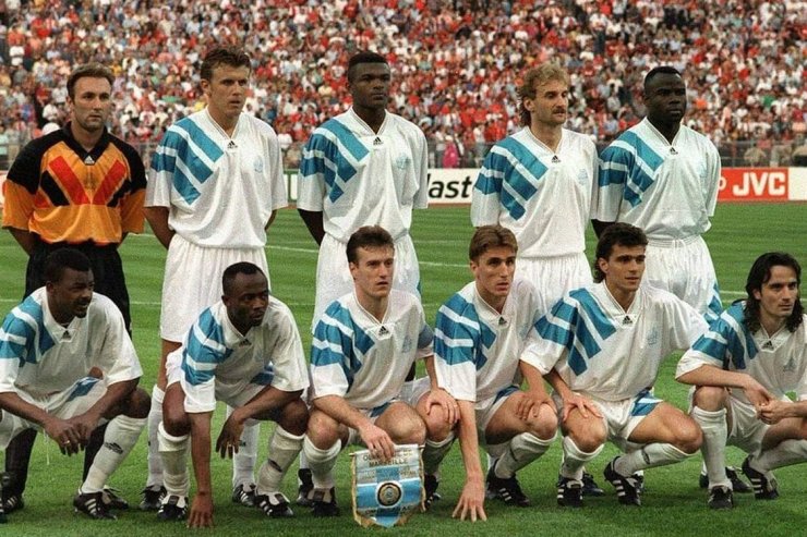 Футболисты «Марселя» в 1993 году