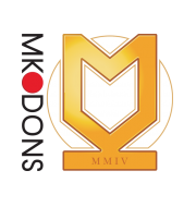 Логотип футбольный клуб Милтон Кейнс Донс