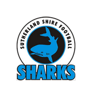 Логотип футбольный клуб Сазерленд Шаркс