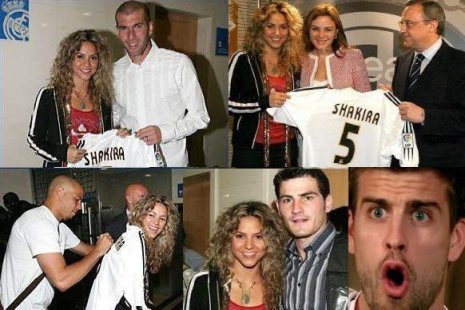 Шакира с Реалом и Жерар Пике